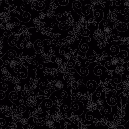 Onyx 2 Floral Vine & Scroll
