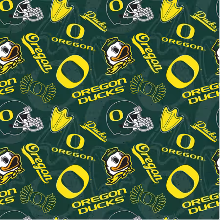 NCAA Oregon Tone on Tone Cotton