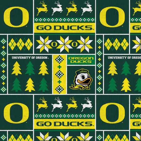 NCAA Oregon Ugly Sweater Fleece