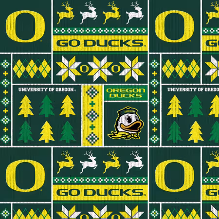 NCAA Oregon Ugly Sweater Fleece