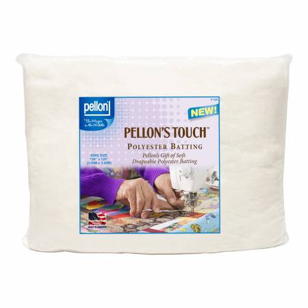 Pellon Quilters Touch 100% Polyester Batting King-Sized 120in x 120in