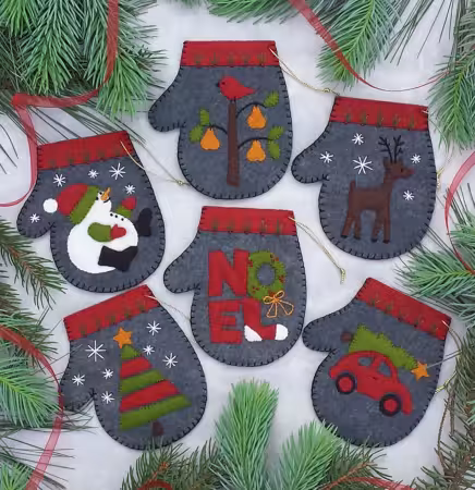 Charcoal Mittens