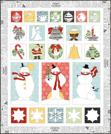 J. Wecker Frisch All About Christmas Quilt Pattern