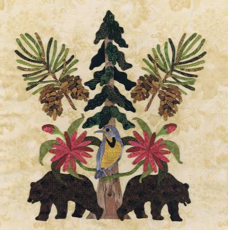 American Album Block of the Month Montana - Wilderness Block 4