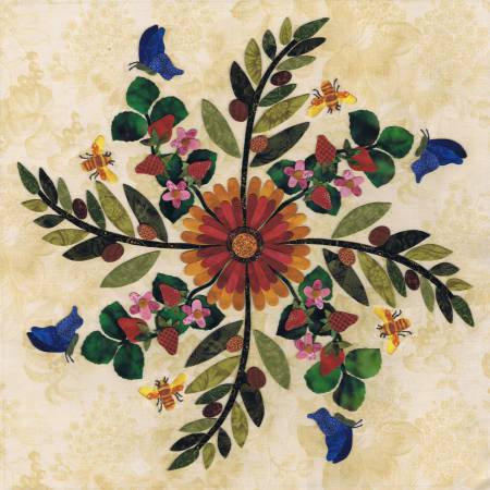 American Album Block of the Month Oklahoma - Indian Blanket Block 5