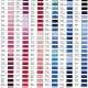 Robison Anton Rayon Thread Paper Color Chart