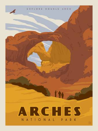 National Parks Panel Arches Panel size is 36 x 43 1/2