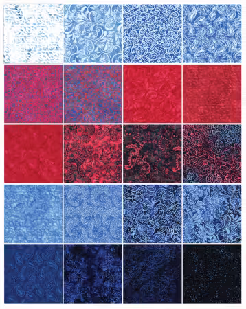 10in Squares Paisley Parade 42pcs