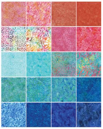 10in Squares Paisley Pop 42pcs