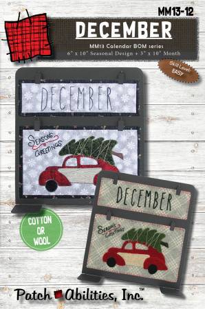 December Calendar Series Block of the Month