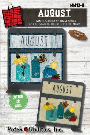 August Calendar Series Block of the Month