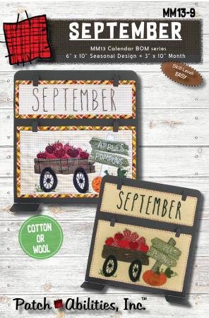 September Calendar Series Block of the Month