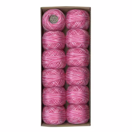 Valdani Variegated Pearl Cotton Ball Sz12 109yd Roses