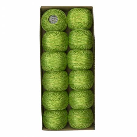 Pearl Cotton Ball Size 12 109yd Spring Greens