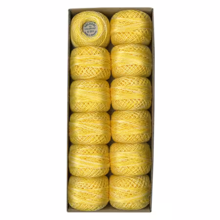 Valdani Variegated Pearl Cotton Ball Sz12 109yd Sunshine