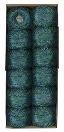 Valdani Variegated Pearl Cotton Ball Sz12 109yd Algae