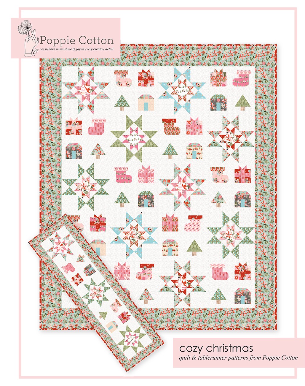 Quilt Pattern Snuggle Up Buttercup Cozy Christmas