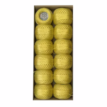 Valdani Solid Pearl Cotton Ball SZ12 109yd Sunflower