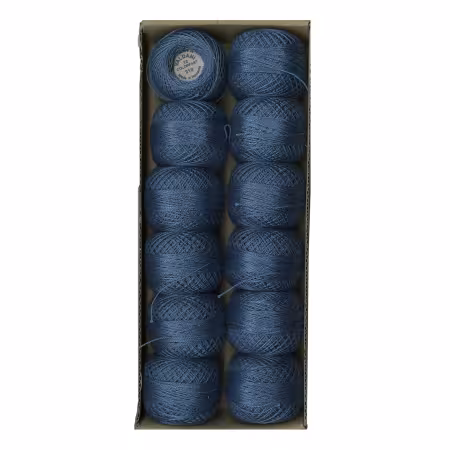 Valdani Solid Pearl Cotton Ball SZ12 109yd Sapphire