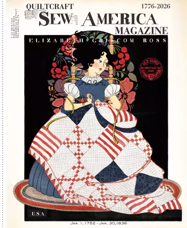 Sew America 35 1/2in x 43 1/2in Betsy Ross Main Panel