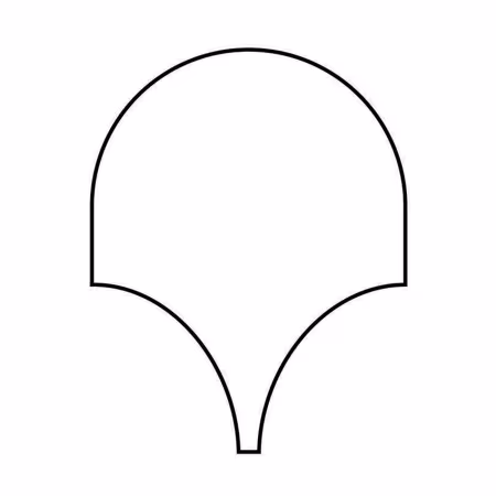 1/2in Elongated Clamshell Papers