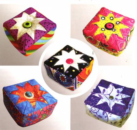 Folded Star Pincushion Kit Cutting Guide