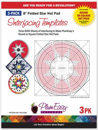 Hot Pad Interfacing Templates 3-pack