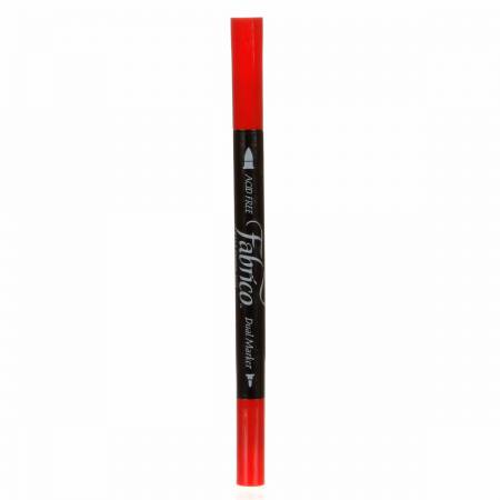 Fabrico Marker Dual Tip Poppy Red