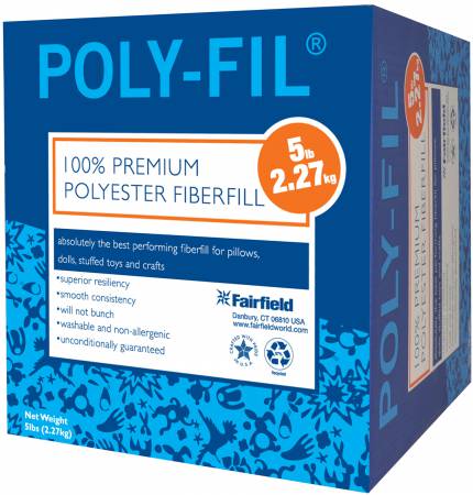 Fairfield Fiber Poly Fil 10lb Box