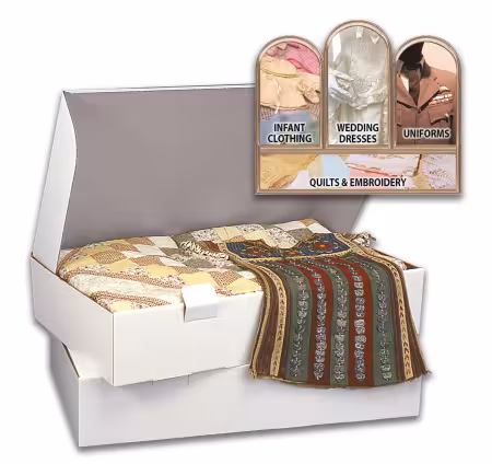 PROP-IT Acid Free Quilt/Textile Storage Box Needlework