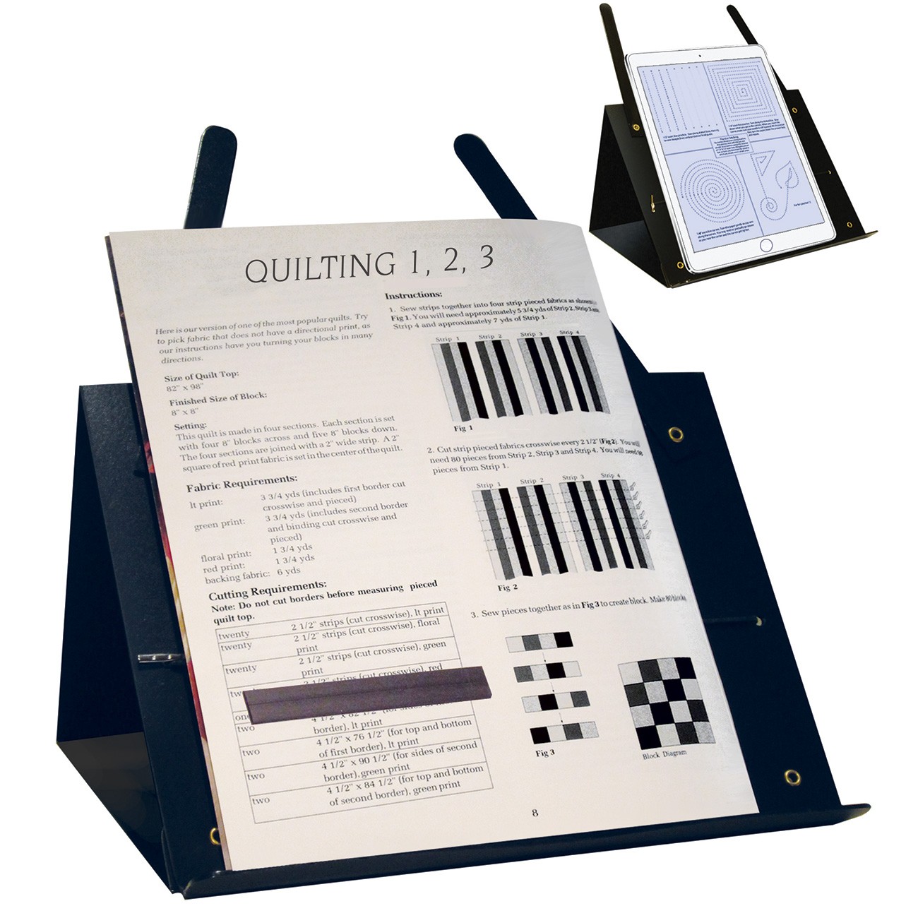 PROPIT Portable Quilters Pattern Holder