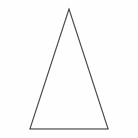 1-1/4in Isosceles Triangle Papers