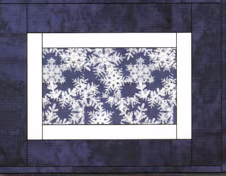 Framed Seasons - Quilt-As-You-Go Placemats