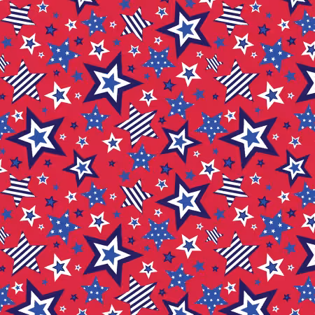 Patriotic Minis Flag Stars