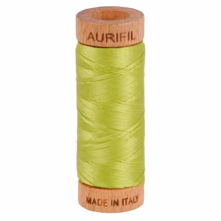 Mako Cotton Thread Solid 80wt 300yds Spring Green
