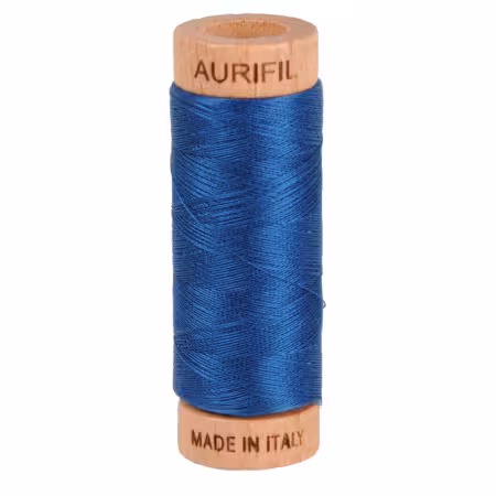 Mako Cotton Thread Solid 80wt 300yds Medium Delft Blue