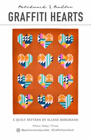 Graffiti Hearts Quilt Pattern