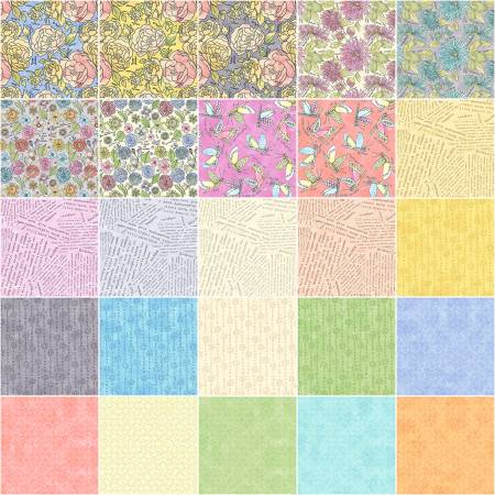 Fat Quarter Potpourri, 25pcs/bundle