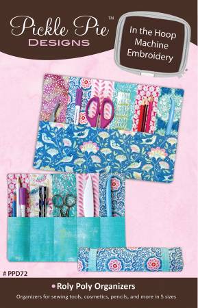 Roly Poly Organizers In The Hoop Machine Embroidery Design CD