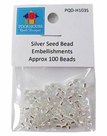 Embellishment Kit Seed Beads Silver for PQD196