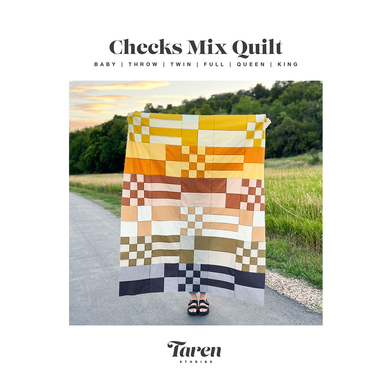 Checks Mix Quilt Pattern