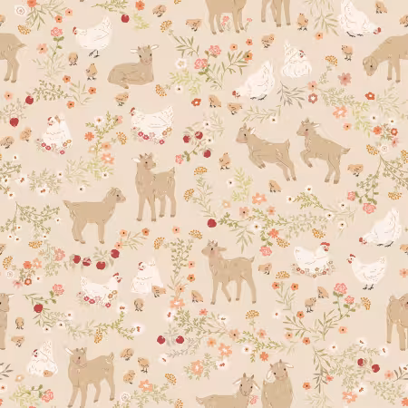 Beige Barnyard Babies