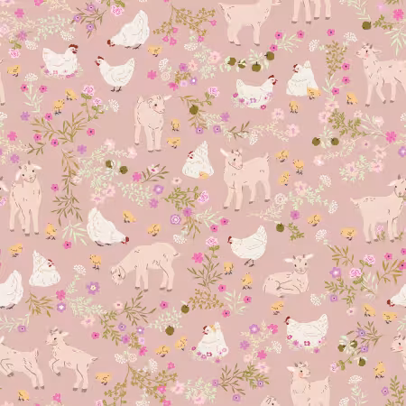 Rose Barnyard Babies