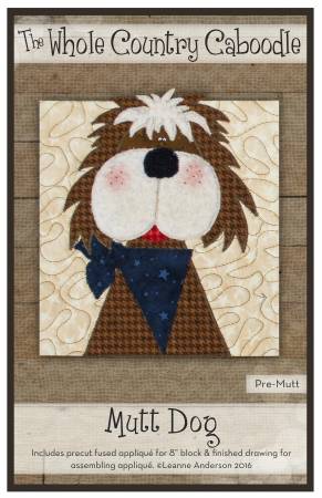 Mutt Dog Precut Applique