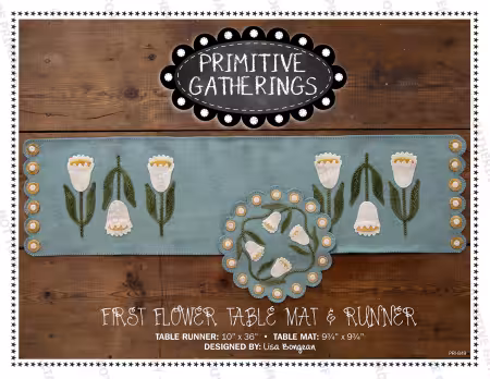 First Flower Table Mat & Runner