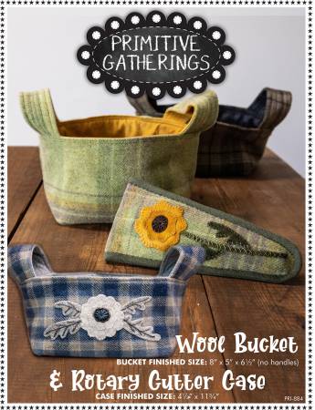 Wool Bucket & Rotary Cutter Case