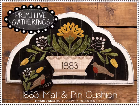 1883 Mat & Pin Cushion
