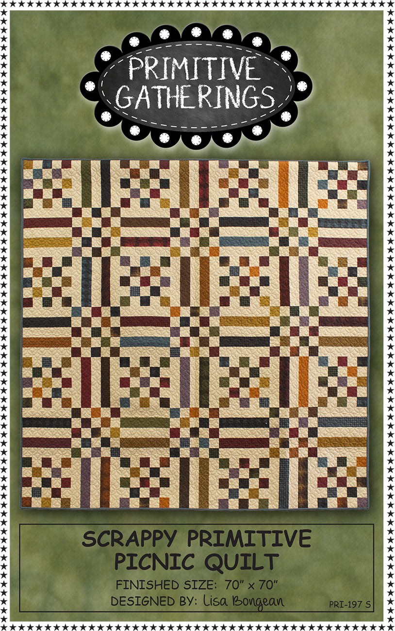 Primitive Picnic Quilt By Bongean, Lisa