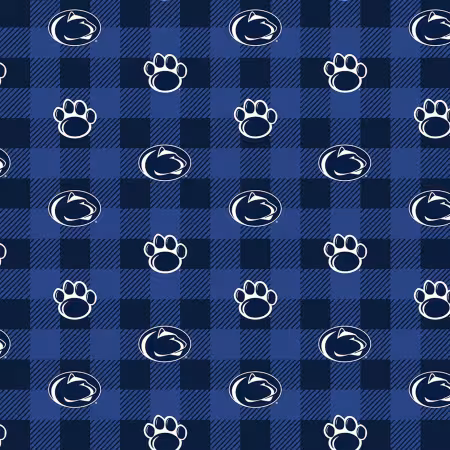 NCAA Penn State Buffalo Plaid Fleece