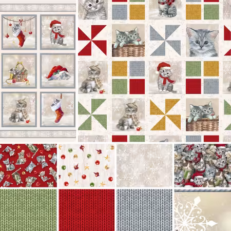Assortment A Purrfect Holiday Season, 10pcs x 10yds